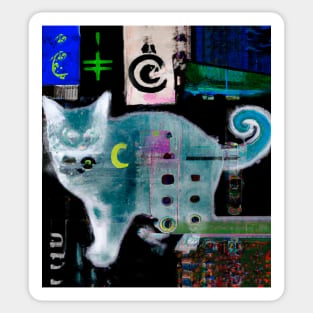 Catmoon Sticker